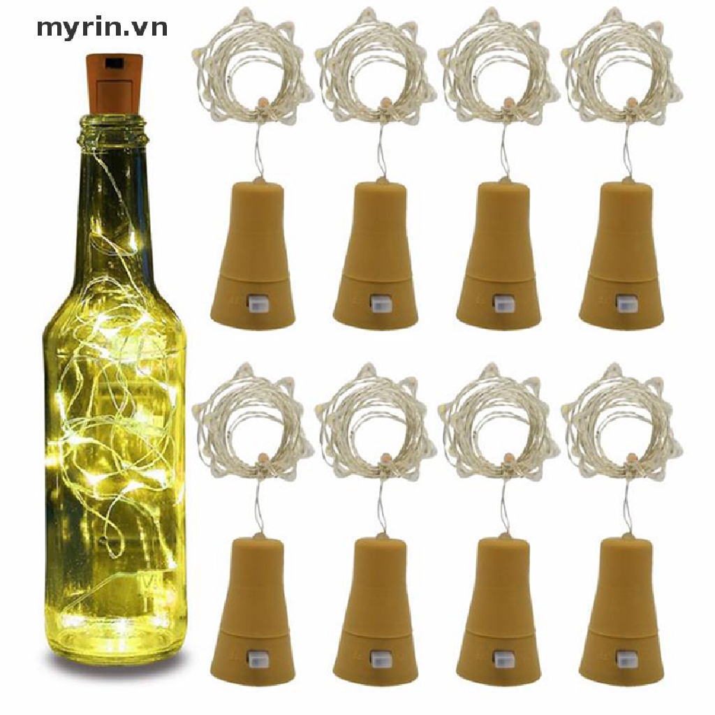 Dây Đèn LED Trang Trí Chai Rượu Sử Dụng Năng Lượng Mặt Trời