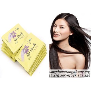COMBO 10 Gói Dầu Gội Thảo Dược Đen Tóc Beauty Star Hàn Quốc (Hộp 10 Gói x 30ml) kèm bill