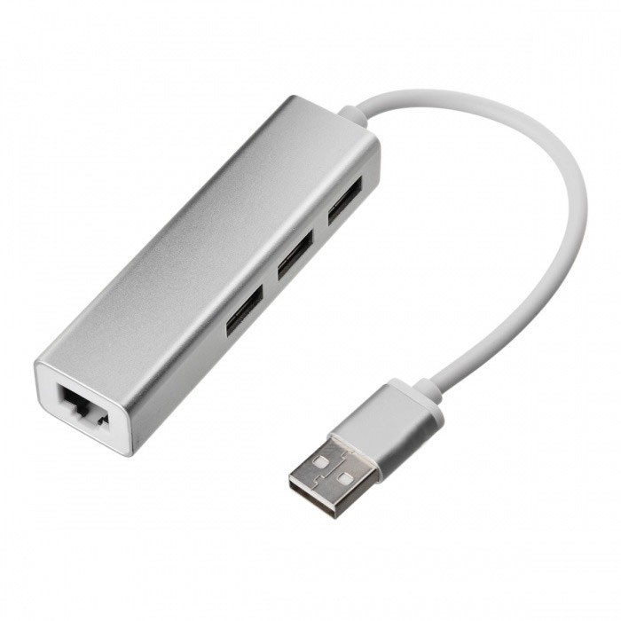 Bộ Chuyển Đổi USB 2.0 Sang Cổng Mạng Lan RJ45 Mở Rộng Thêm 3 Cổng USB 2.0