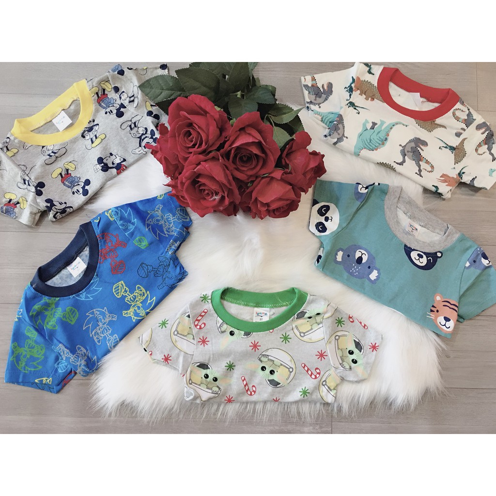 Bộ cotton xuất dư cho bé 9-20kg