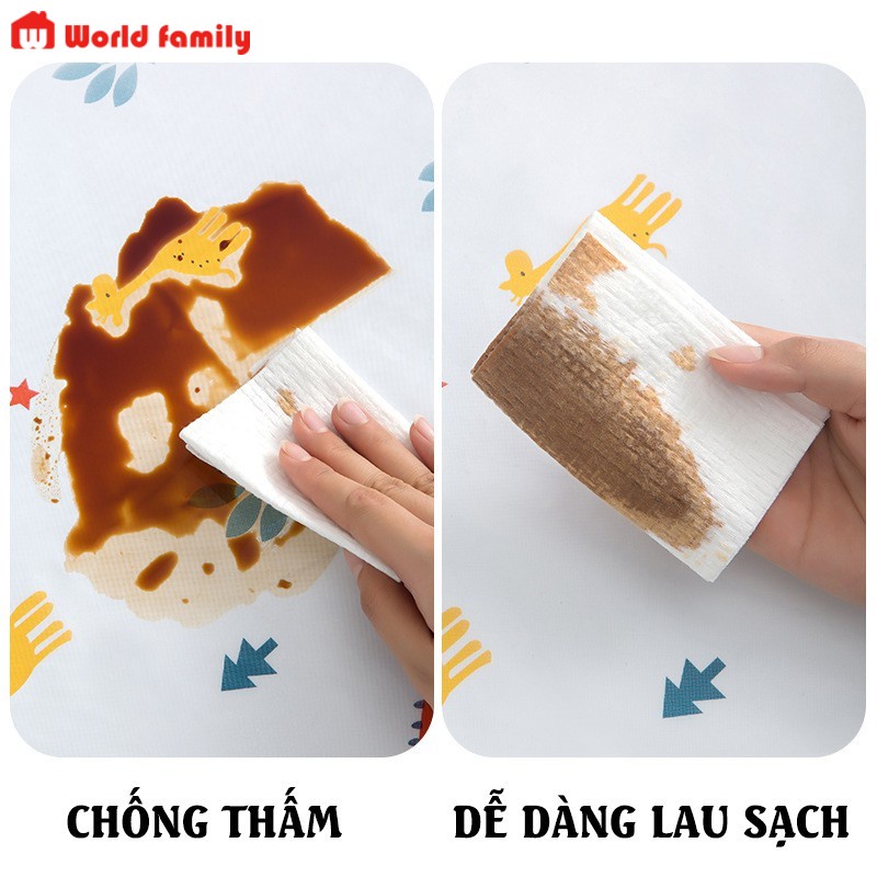 Khăn phủ tủ lạnh máy giặt chống bụi có túi đựng đồ dày dặn