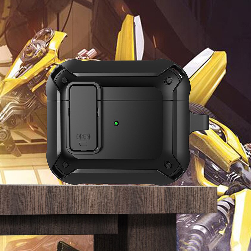 Vỏ bảo vệ hộp sạc tai nghe không dây hai màu chống sốc dành cho AIRPODS PRO 1 2 3 2021