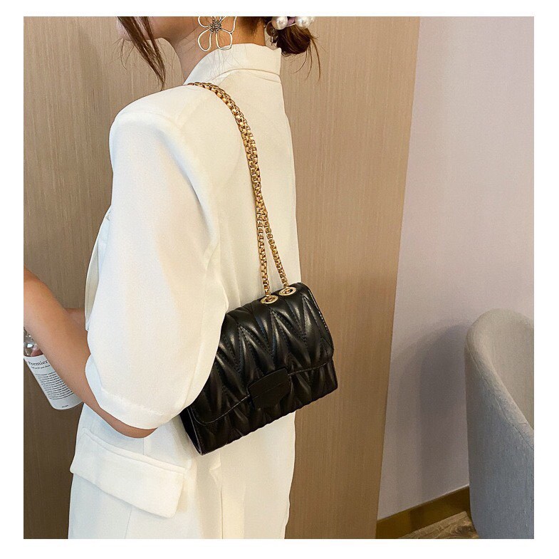 Túi Korean mã 7670/ Túi nhăn đeo 2 kiểu [Ảnh thật ] | BigBuy360 - bigbuy360.vn