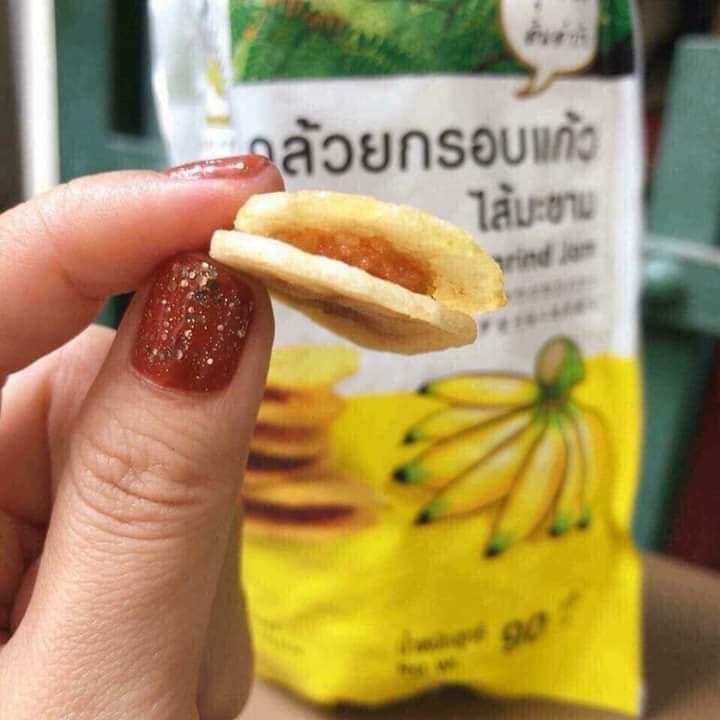 🍌🍌🍌Chuối kẹp me và chuối kẹp me cay 90gr