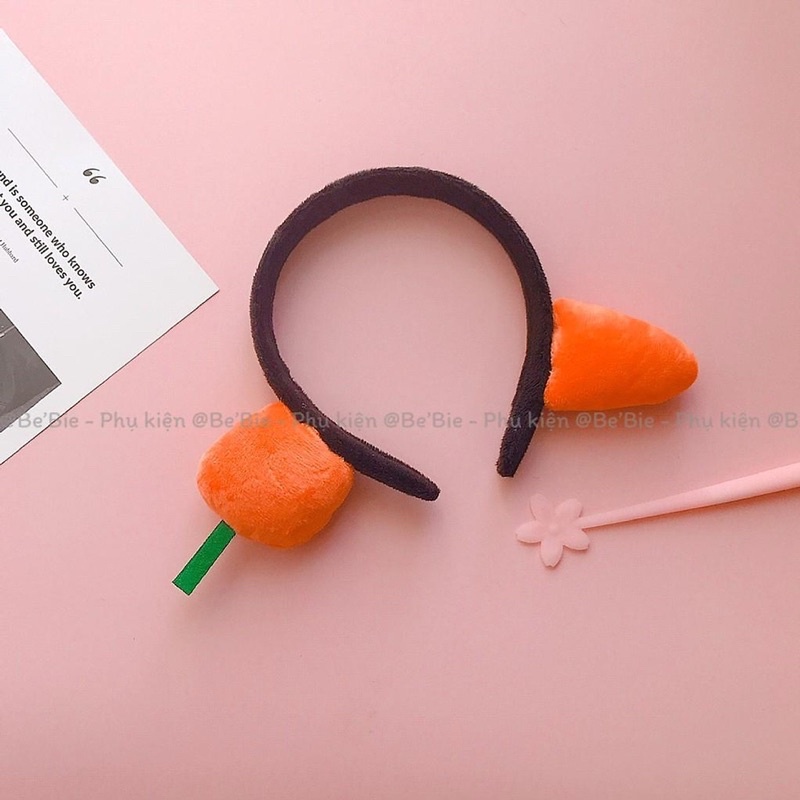 Băng Đô Cà Rốt Siêu Cute Cho Các Bạn Nữ