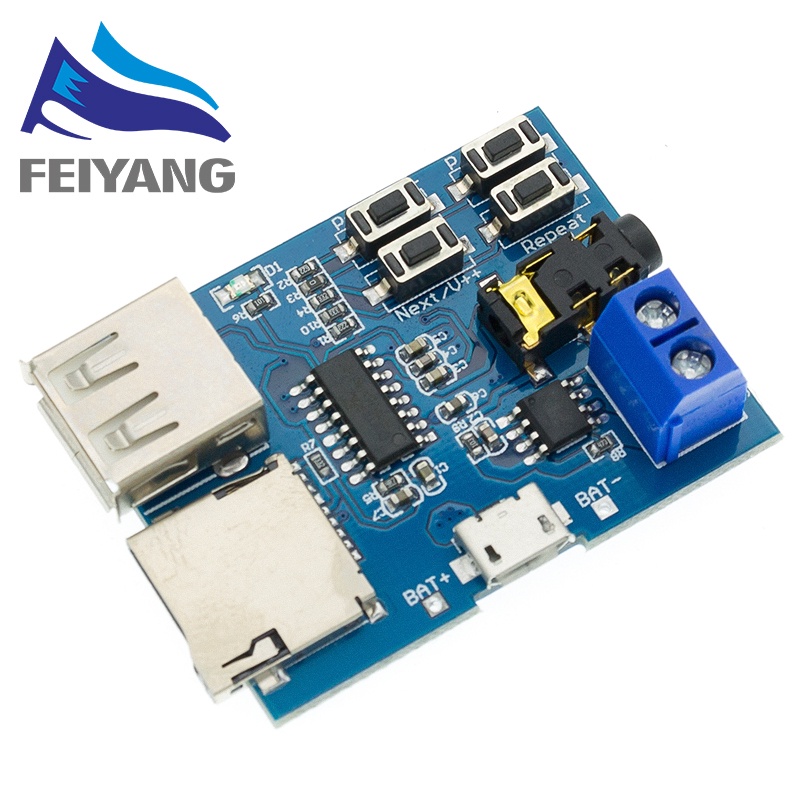 Bảng Mạch Giải Mã Âm Thanh Mp3 TF card U disk MP3