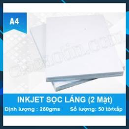 GIẤY IN SỌC LÁNG A4 260GMS (2 MẶT)