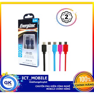 Cáp Energizer Micro USB Ultra Flat 1.2m - Chính hãng phân phối