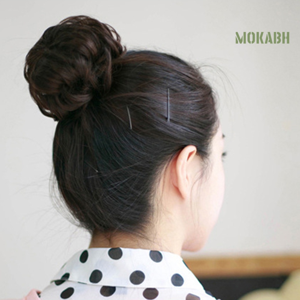 Búi Tóc Giả Xoăn Dài Gợn Sóng Cho Nữ