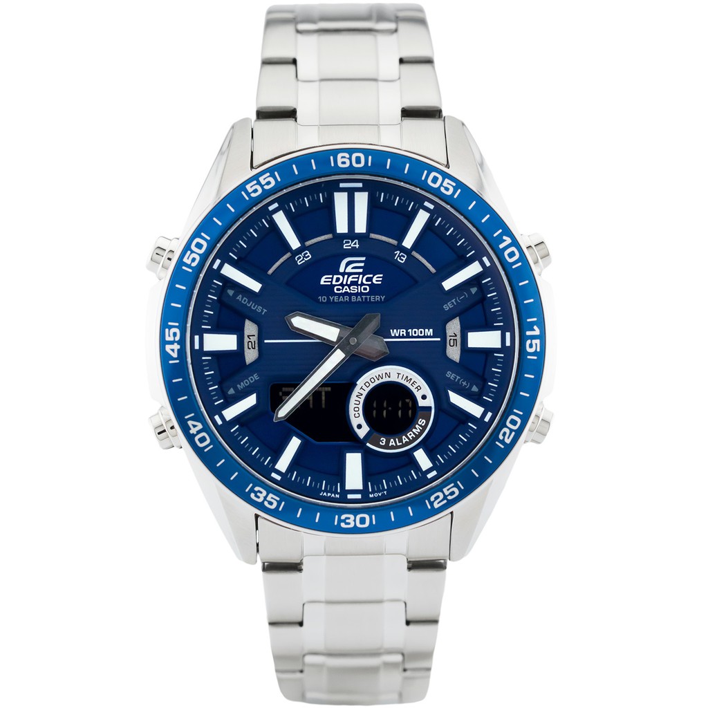 Đồng hồ nam dây kim loại Casio Edifice chính hãng Anh Khuê EFV-C100D-2AVDF (46mm)