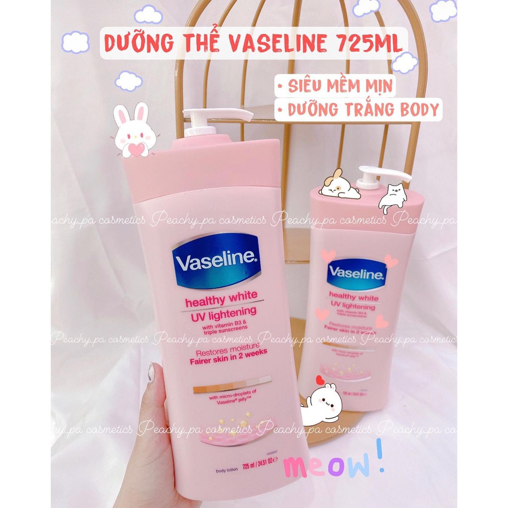 🌸𝐃𝐔̛𝐎̛̃𝐍𝐆 𝐓𝐇𝐄̂̉ 𝐕𝐀𝐒𝐄𝐋𝐈𝐍𝐄 𝟕𝟐𝟓𝐌𝐋 𝐌𝐘̃ - phiên bản dưỡng ẩm & trắng da hoàn hảooo ✨