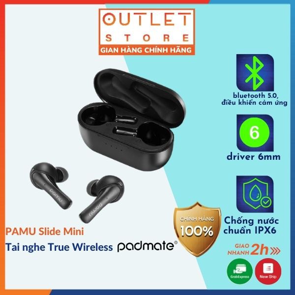 Tai True Wireless Pamu Slide Mini | Chính Hãng Bảo Hành 12 Tháng