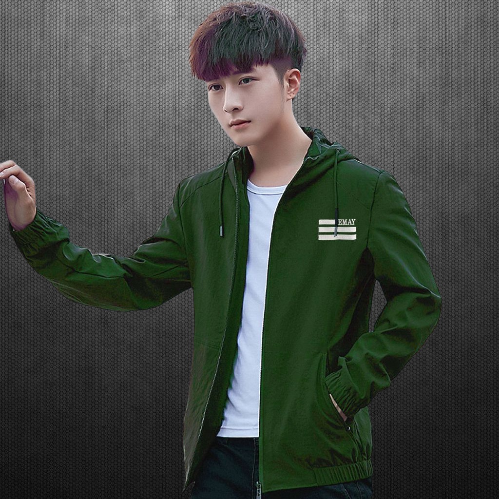 Áo bomber unisex chất dù 2 lớp không bong tróc chất vải mịn không xù (màu đen, kem), cam kết hình ảnh thật