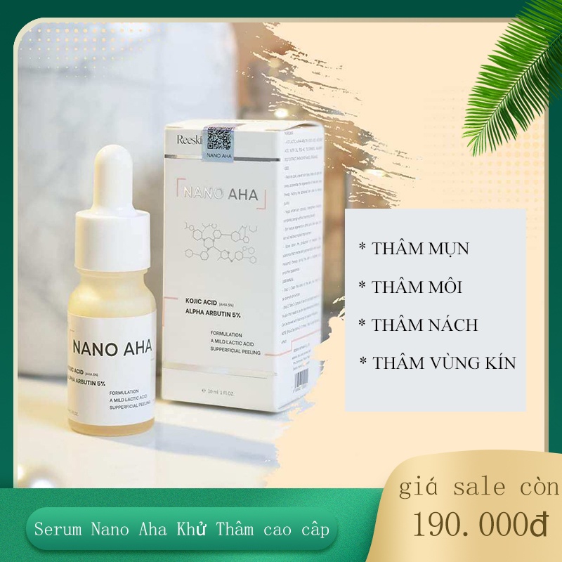 Serum Nano Aha  Khử Thâm Nano Aha