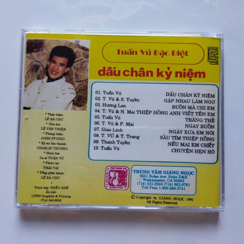 Bộ 4 cd Tuấn Vũ 2 phono