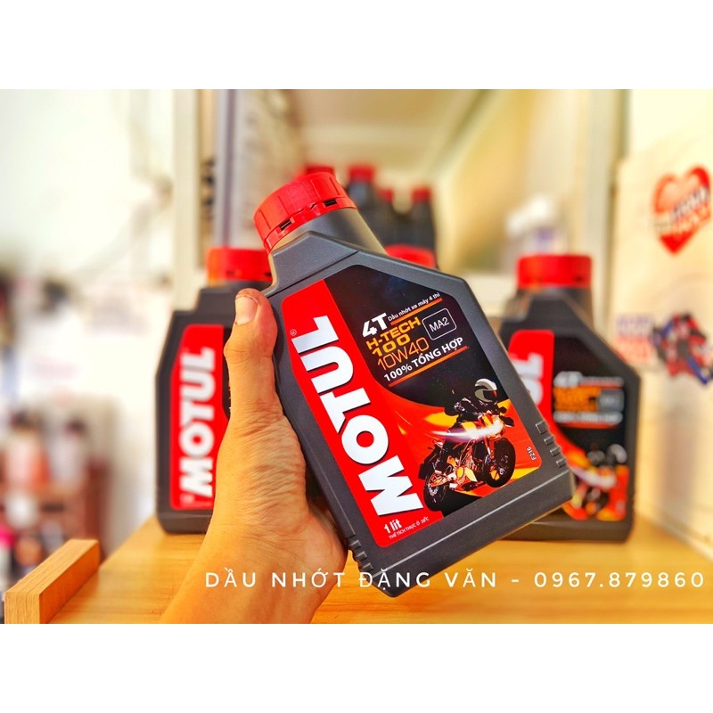 Dầu Nhớt Motul HTech 100 10W40 100% Tổng Hợp hàng chính hãng Motul Việt Nam