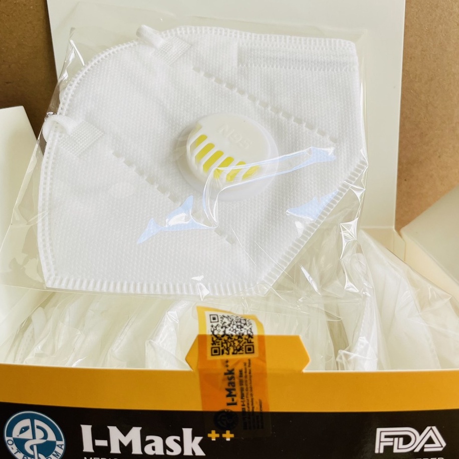 [HÀNG TẶNG KHÔNG BÁN] 01 Khẩu Trang N95, Có Van Thở, Chống Bụi Min PM2.5 Imask