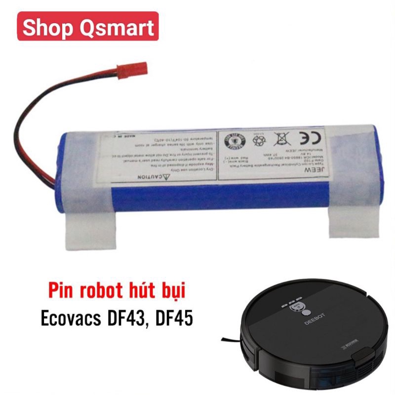 Pin Robot hút bụi lau nhà Deebot Ecovacs DF45/DF43/DF46 - Pin nhập khẩu mới 100%