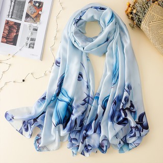 Khăn lụa 4 mùa hottrend size 90x180