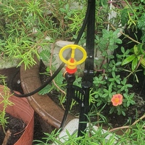 Béc tưới rau SD601 SD602 phun xòe lưu lượng 80 L/h, Bán kính 3m