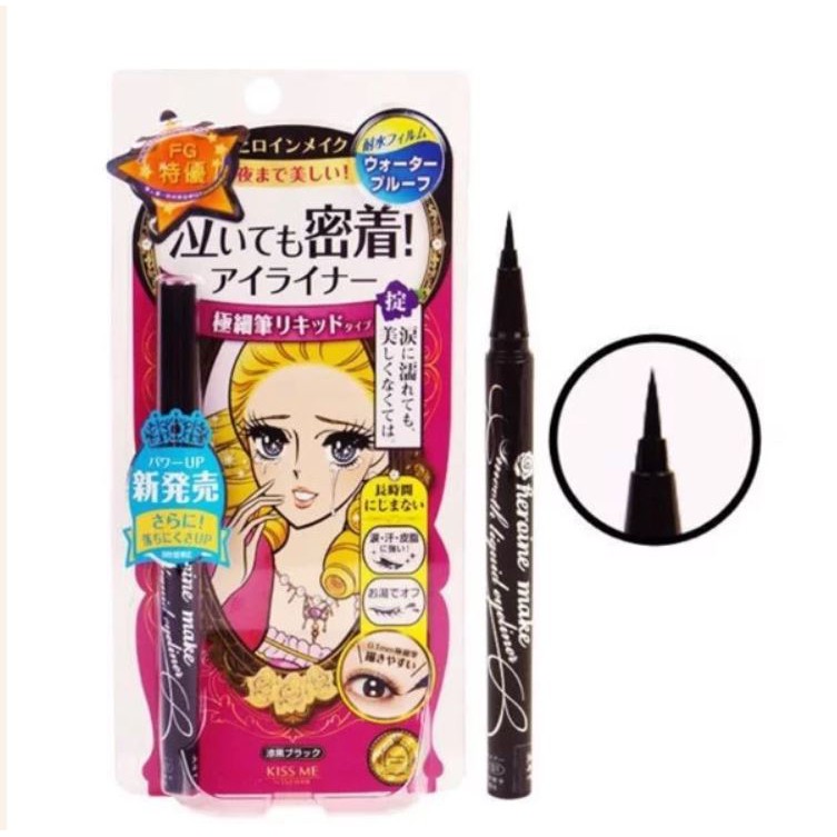 Bút Kẻ Mắt Isehan Kissme Heroine Make Smooth Liquid Eyeliner