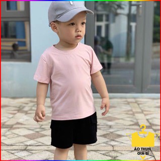 Áo Thun Trơn Cho Trẻ Em (Nhiều màu)