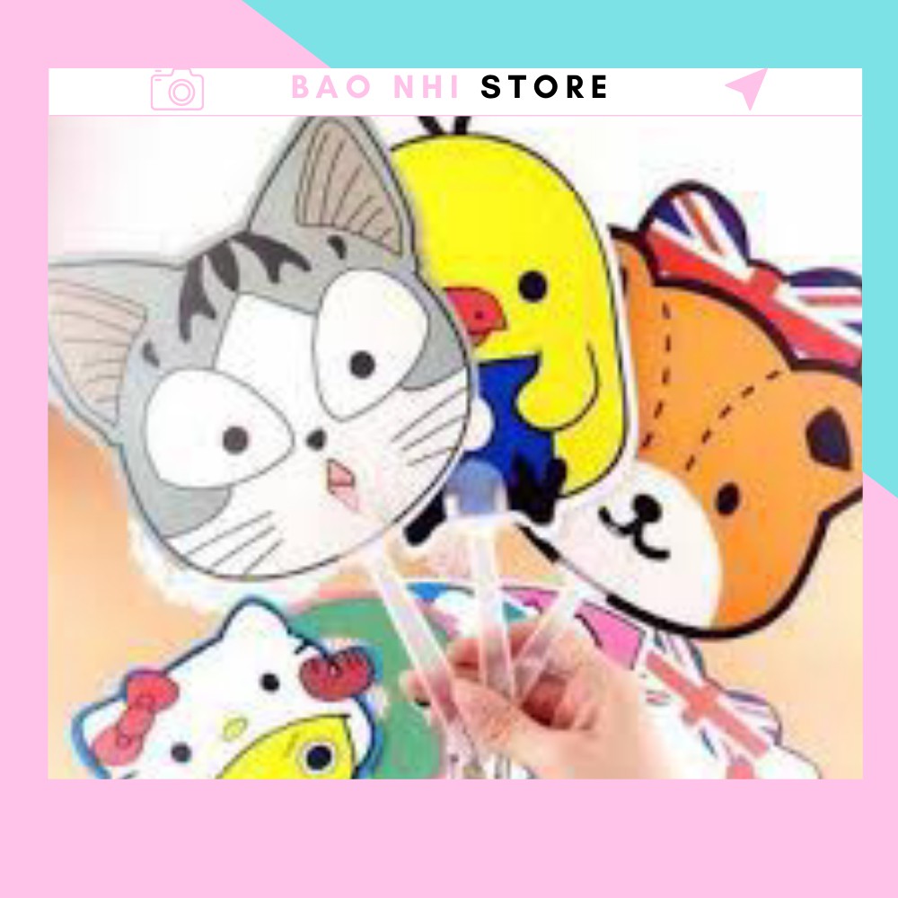 Quạt cầm tay cute nhiều hình ngộ nghĩnh 2250 bảo nhi shop