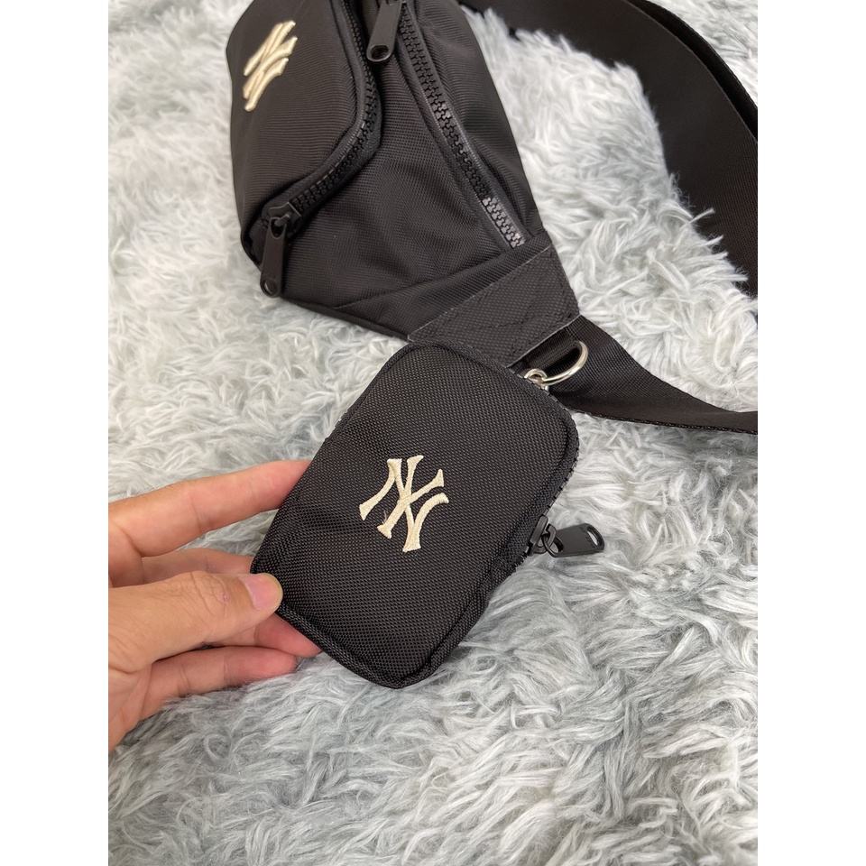 Túi Đeo Chéo Thời Trang NY Monogram Waist Bag Black B438