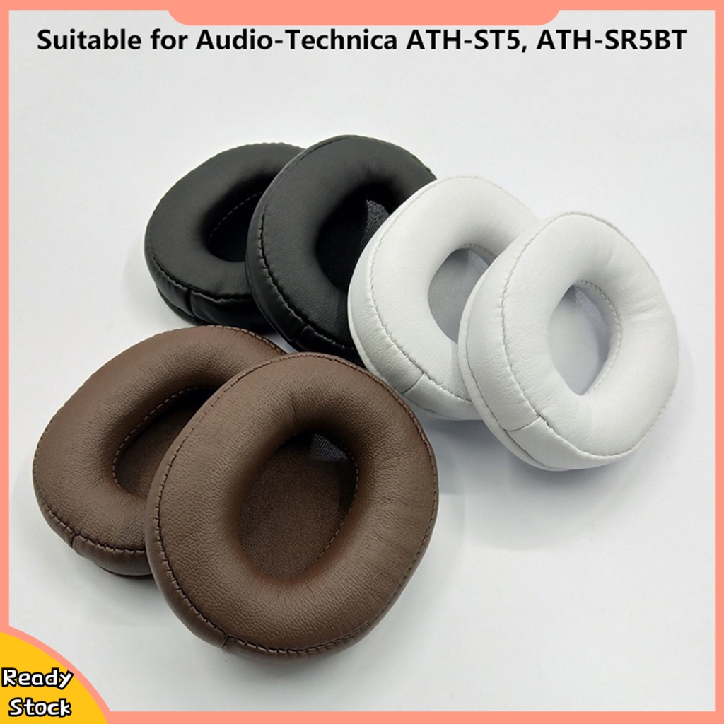 Miếng Đệm Tai Nghe Bằng Da Và Xốp Cho Audio Technica Ath-Sr5 Ath-Sr5Bt