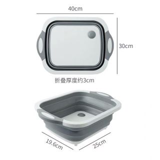 BỘ THỚT KÈM CHẬU GẤP GỌN ĐA NĂNG