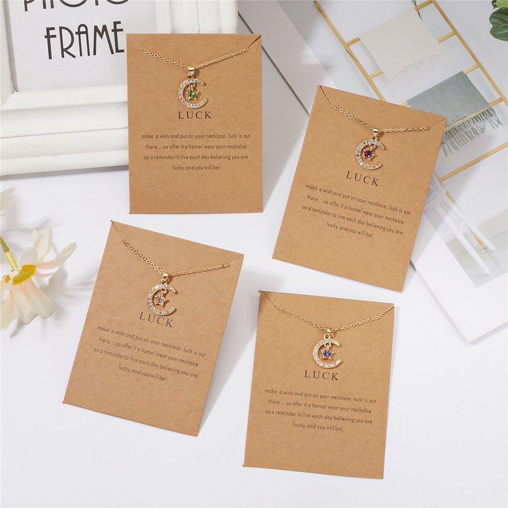 Vòng cổ Mặt Hoa Hồng|Ngôi Sao Trăng Màu