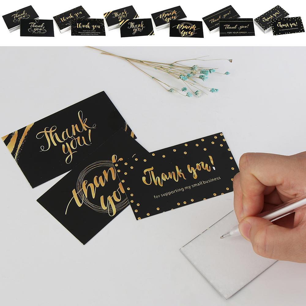 Set 50 Tấm Nhãn Dán &quot;Thank You&quot; Cho Các Bữa Tiệc