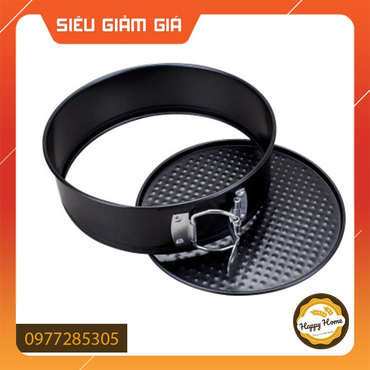 Khuôn tròn chống dính CHẤT LƯỢNG CAO đế rời có khóa 8inch