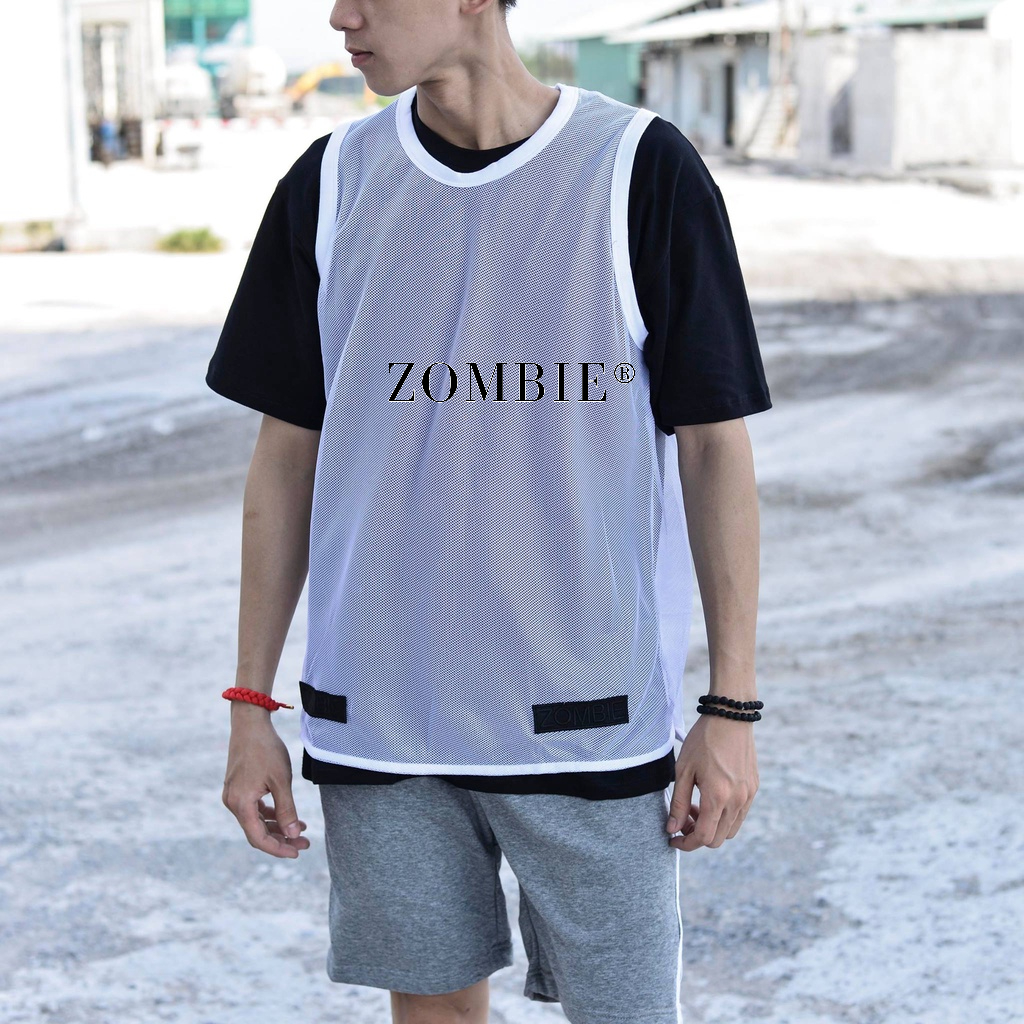Áo ZOMBIE Tanktop In White