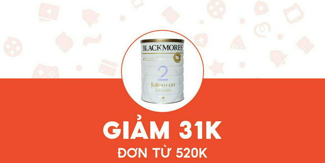 - baby kute shop - giảm 31k cho sữa blackmore số 02