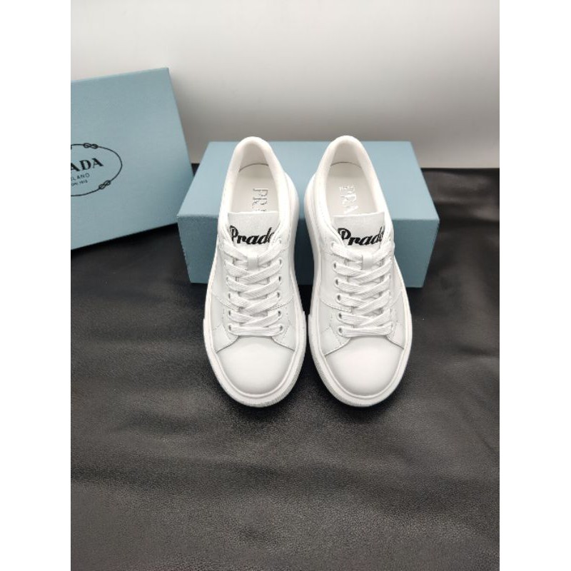 Giày thể thao nữ Prada da TPU độn đế 5cm