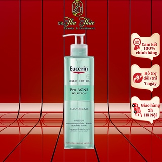 Sữa rửa mặt Eucerin pro acne cleansing gel cho da dầu mụn