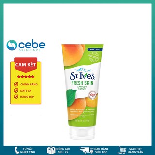 Sữa rửa mặt tẩy tế bào chết St.Ives Fresh Skin Apricot Scrub (170g)