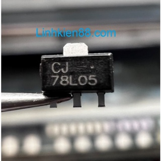 Ic ổn áp nguồn 5v 78l05 0.1a sot-89 chân dán