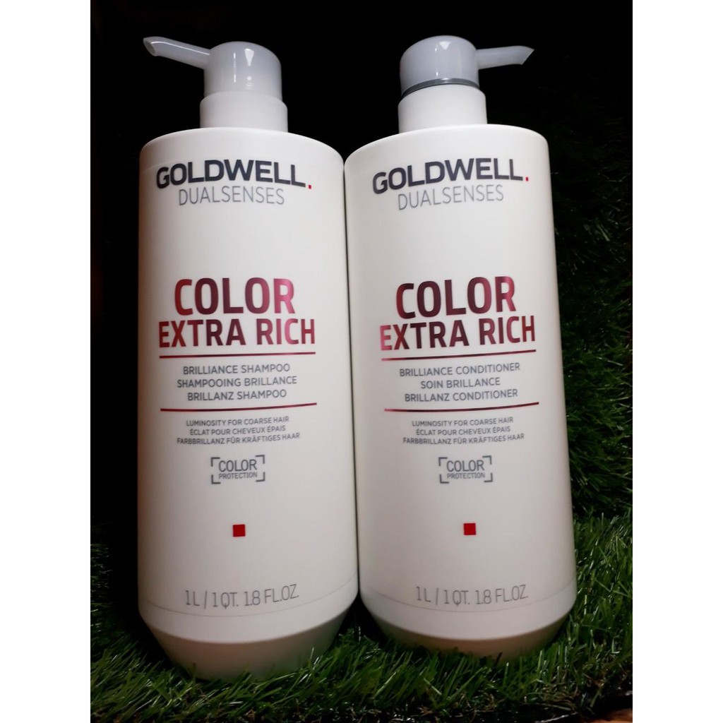 DẦU GỘI XẢ SIÊU DƯỠNG MÀU GOLDWELL COLOR EXTRA RICH 1000ML