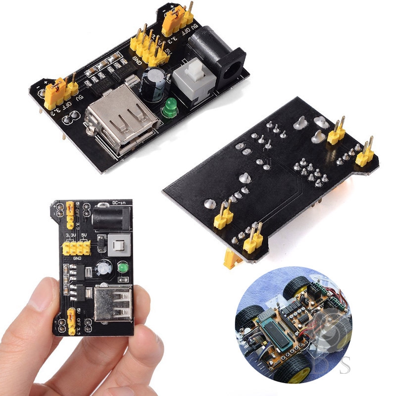 Bo mạch vi xử lý cấp nguồn điện 3.3V/5V Arduino MB102