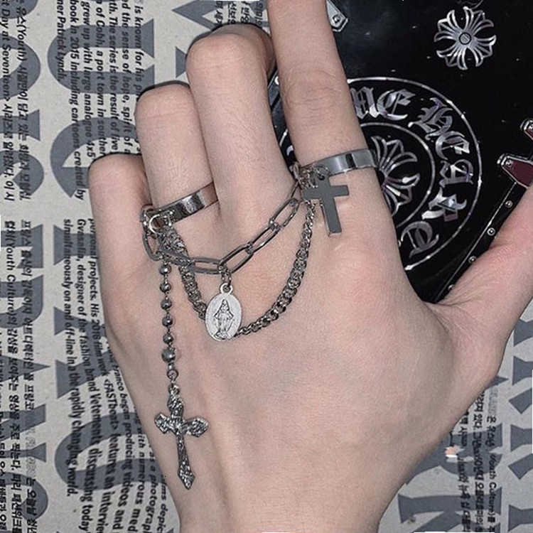 Korean wild cross fashion ring accessories