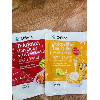 Tokpokki Hàn Quốc vị phô mai 140g ( có tokpokki)