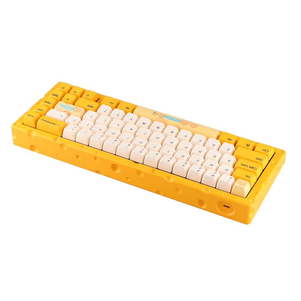 [Hàng Order] Bàn phím cơ chơi game có dây Type-C AJAZZ AC067 Cheese 65% vỏ nhôm CNC
