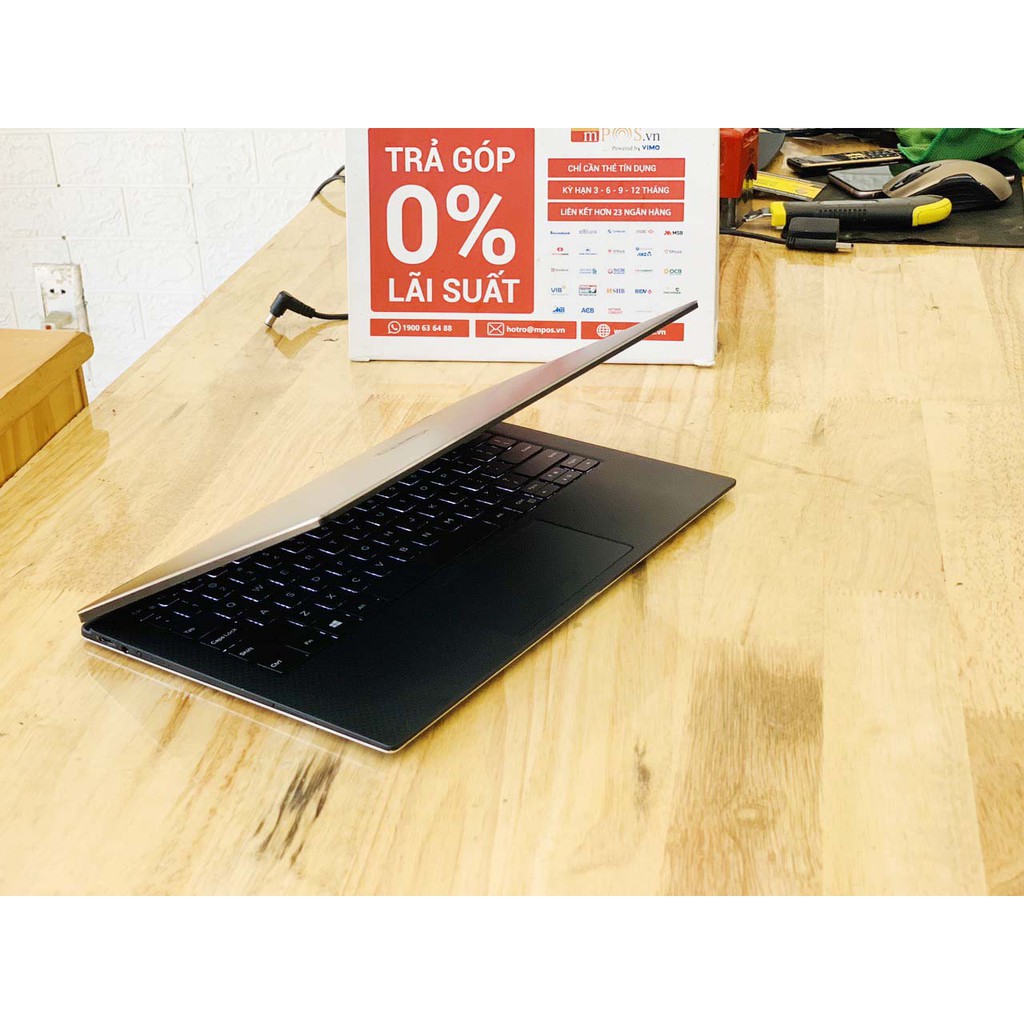 Laptop Dell Xps 13 9365 i7-7Y75 Ram 16G SSD 256G 13.3 inch Cảm Ứng 3K Xoay Gập 360 Độ Like New