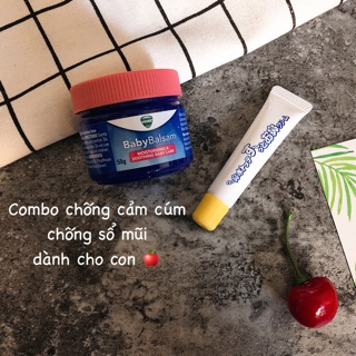 Dầu ấm + Kem bôi mũi