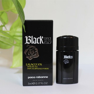 [ Mini ] Nước hoa Paco Rabanne Black XS 5ml