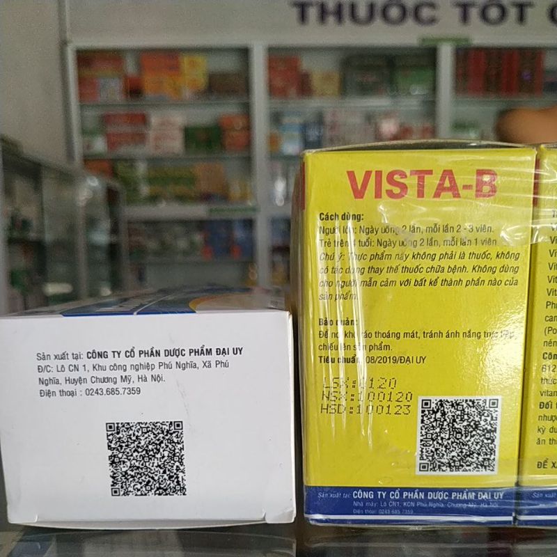 Combo 2hộp Magie B6 - Vista B người mệt mỏi, chán ăn, đau dây thần kinh