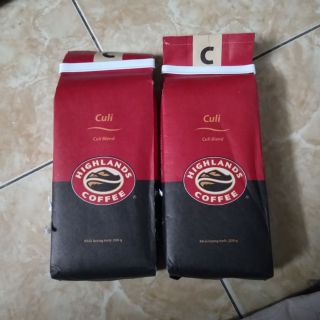 Combo 2 túi Cà phê Rang xay culi Highlands Coffee 200g 1 túi