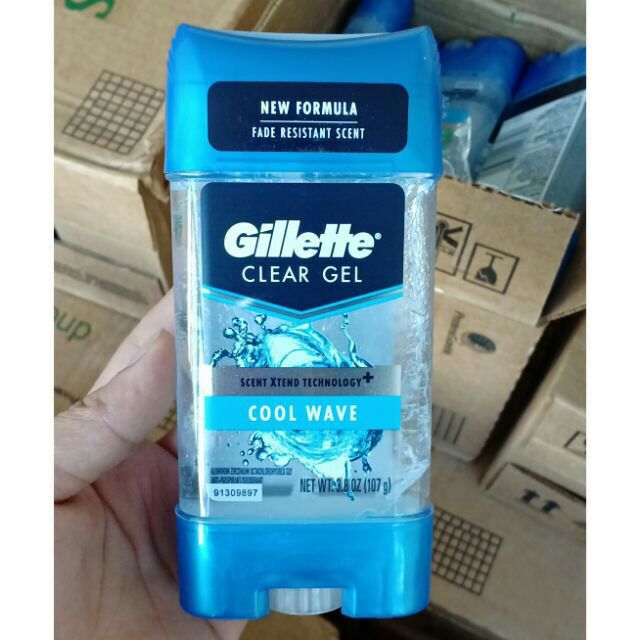 Lăn khử mùi dạng gel GILLET SCENT XTEND TECHNOLOGY COOL WAVE